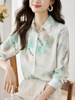 เสื้อเชิ้ตผู้หญิงแขนยาว เสื้อเชิ้ตผู้หญิงใส่ทํางาน 390 บาทต่อชิ้น ฟรีค่าจัดส่ง