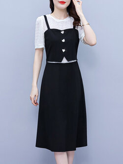 เดรสไซส์ใหญ่ ชุดเดรสสาวพลัสไซส์ เดรสเรียบหรู ไซส์ใหญ่ BY SHUYA