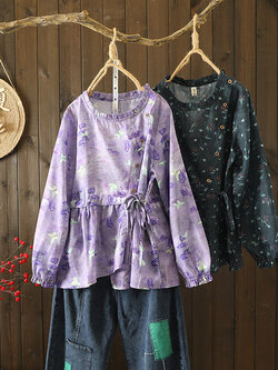 เสื้อลินิน เสื้อผ้าฝ้ายลินิน เสื้อเชิ้ตผ้าลินิน