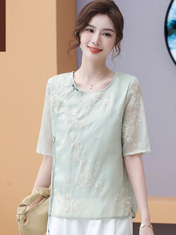 เสื้อผ้าคุณแม่วัย 60 เสื้อคนแก่ผู้หญิงวัย60