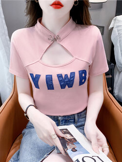 เสื้อผ้าวัยรุ่นเกาหลี เสื้อยืดวัยรุ่นผู้หญิง มีขนาด S M L XL