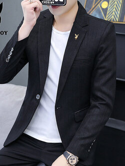 สูท Blazers ผู้ชาย เสื้อคลุมสไตล์สูท สำหรับผู้ชาย