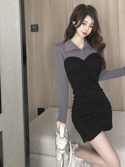 เดรสสาวอวบ มีไซส์ L-4XLอกเสื้อ 38-47 นิ้ว ใส่ได้ทั้งสาวหุ่นดีน่ารักจนถึงสาวอวบพลัสไซส์ จัดส่งฟรี! ทักแชทสั่งซื้อ