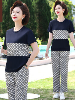 เสื้อผ้าคุณแม่วัย 60 เสื้อคนแก่ผู้หญิงวัย60