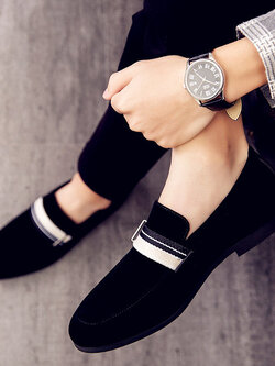 รองเท้าหนังผู้ชาย มีไซส์39-44 รองเท้าโลฟเฟอร์ชาย Slip-On Shoes