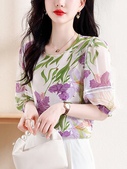 เสื้อเชิ้ตผู้หญิงแขนยาว เสื้อเชิ้ตผู้หญิงใส่ทํางาน 390 บาทต่อชิ้น ฟรีค่าจัดส่ง