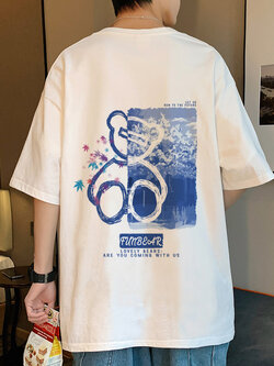 เสื้อยืดผู้ชายอ้วน XL-5XL อกเสื้อ40-52 นิ้ว