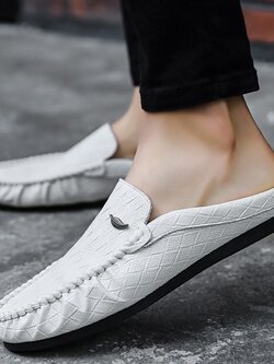 รองเท้าหนังผู้ชาย มีไซส์39-44 รองเท้าโลฟเฟอร์ชาย Slip-On Shoes