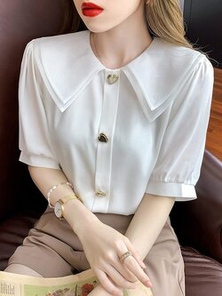 เสื้อชีฟองเกาหลี เสื้อชีฟองสวยๆ