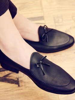 รองเท้าหนังผู้ชาย มีไซส์39-44 รองเท้าโลฟเฟอร์ชาย Slip-On Shoes