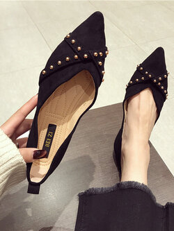 รองเท้าคัทชูผู้หญิง รองเท้าส้นแบนผู้หญิง