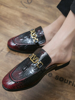 รองเท้าหนังผู้ชาย มีไซส์39-44 รองเท้าโลฟเฟอร์ชาย Slip-On Shoes