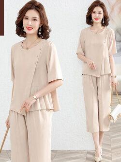 เสื้อผ้าคุณแม่วัย 60 เสื้อคนแก่ผู้หญิงวัย60