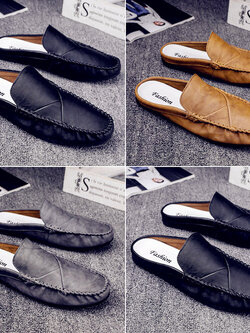 รองเท้าหนังผู้ชาย มีไซส์39-44 รองเท้าโลฟเฟอร์ชาย Slip-On Shoes