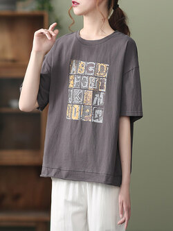 เสื้อยืดวินเทจ ฟรีไซส์อกเสื้อประมาณ 38-42