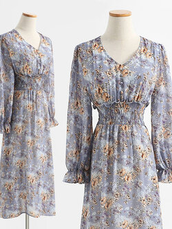 เดรสชีฟอง เดรสลายดอกไม้ Fairy House