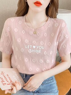 เสื้อยืดวัยรุ่นน่ารักๆ เสื้อวัยรุ่นแขนสั้น เสื้อผ้าวัยรุ่นเกาหลี แบรนด์ Wiyike