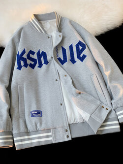 เสื้อแจ็คเก็ตเบสบอล เสื้อคลุม เสื้อแขนยาวสไตล์เกาหลี