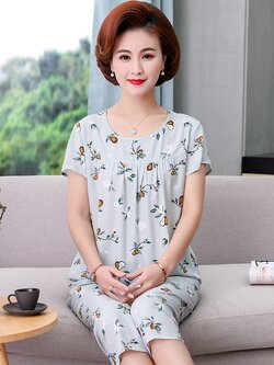 ชุดนอนคุณแม่ ชุดนอนบิ๊กไซส์ ชุดนอนคุณแม่ ชุดนอนคุณย่า ชุดนอนคุณยาย