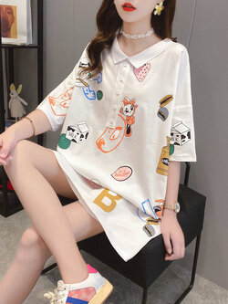 เสื้อยืดโอเวอร์ไซส์ เกาหลี