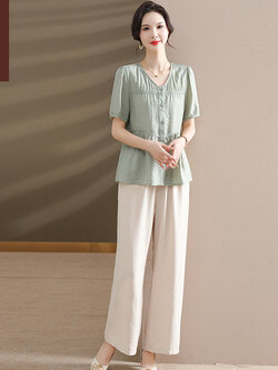 เสื้อผ้าคุณแม่วัย 60 เสื้อคนแก่ผู้หญิงวัย60