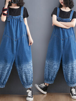 กางเกงยีนส์ญี่ปุ่น กางเกงยีนส์เอวยืด กางเกงยีนส์ขายาว By LZcotton and linen