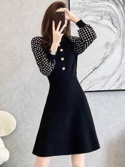 เดรสสีดำสุภาพ เรียบหรู ดูดี เหมาะกับทุกโอกาส | เดรสผู้หญิงแฟชั่นสุภาพ