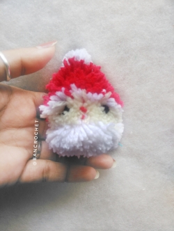 ตุ๊กตาคริสมาสปอมปอม christmas pompoms dolls 2-3.5 นิ้ว