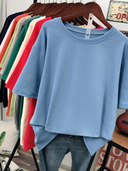 เสื้อยืดคอตตอน สกรีนลายน่ารัก มีหลากหลายสี ส่งฟรีทั่วไทย BY JIMIAO