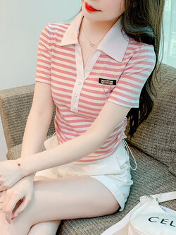 เสื้อผ้าวัยรุ่นเกาหลี เสื้อยืดวัยรุ่นผู้หญิง มีขนาด S M L XL