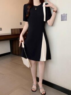 เดรสสีดำสุภาพ เรียบหรู ดูดี เหมาะกับทุกโอกาส | เดรสผู้หญิงแฟชั่นสุภาพ