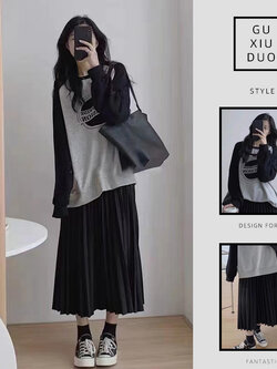 เดรสแขนสั้นมีไซส์L-4XLอก38-47นิ้ว