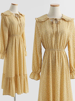 เดรสชีฟอง เดรสลายดอกไม้ Fairy House