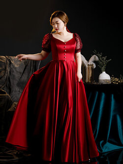 ชุดราตรีคนอ้วน ชุดราตรีไซส์ใหญ่ สาวอวบ ชุดราตรีสาวอวบ ชุดออกงานสาวอวบ ชุดออกงานคนอ้วน