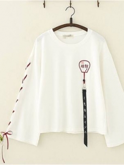 เสื้อยืดสไตล์ญี่ปุ่นน่ารัก *มีไซส์เดียว อกประมาณ100ซม.หรือ40นิ้ว