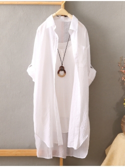 เสื้อเชิ้ตตัวใหญ่ไซส์เดียว อก 100เซนติเมตรขึ้นไปหรือประมาณ40-42นิ้ว