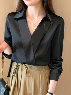 เสื้อสีดำสุภาพ เรียบหรู ดูดี เหมาะกับทุกโอกาส | เสื้อผู้หญิงสุภาพ