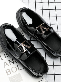 รองเท้าโลฟเฟอร์ชาย รองเท้าผู้ชาย รองเท้าแฟชั่นชาย รองเท้าหนังผู้ชาย Men Loafer Slip-On Shoes