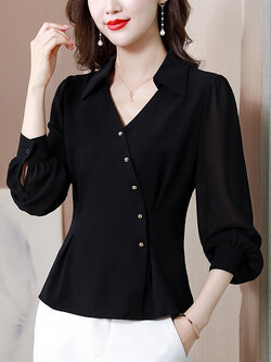 เสื้อสีดำสุภาพ เรียบหรู ดูดี เหมาะกับทุกโอกาส | เสื้อผู้หญิงสุภาพ