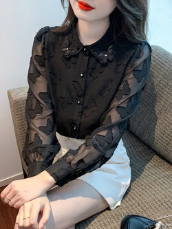 เสื้อสีดำสุภาพ เรียบหรู ดูดี เหมาะกับทุกโอกาส | เสื้อผู้หญิงสุภาพ Moran High-End