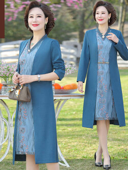 เดรสวัยผู้ใหญ่40-60ปี เดรสคุณแม่ ชุดเดรสทำงานวัยผู้ใหญ่ แบรนด์ MAMA DRESS