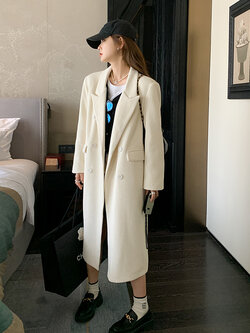 เสื้อโค้ท เสื้อโค้ทกันหนาว เสื้อโค้ทใส่เที่ยวต่างประเทศ ยี่ห้อ: Qianziqian