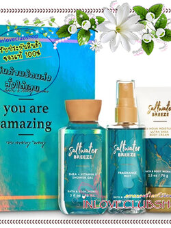 Bath & Body Works / Travel Size Body Care Gift Box (Saltwater Breeze)