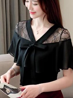 เสื้อสีดำสุภาพ เรียบหรู ดูดี เหมาะกับทุกโอกาส | เสื้อผู้หญิงสุภาพ