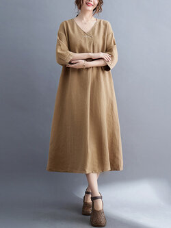 เสื้อลินินคนอ้วน เสื้อทีเชิ้ตคนอ้วนผู้หญิง เสื้อทีเชิ้ตตัวใหญ่ By Literary Plus size