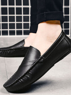 รองเท้าหนังผู้ชาย มีไซส์39-44 รองเท้าโลฟเฟอร์ชาย Slip-On Shoes