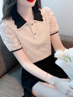 เสื้อเชิ้ตผู้หญิงใส่ทํางาน 390 บาทต่อชิ้น ฟรีค่าจัดส่ง