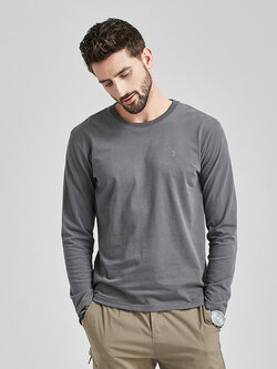 เสื้อยืดผู้ชาย สไตล์ฝรั่ง เรียบหรู