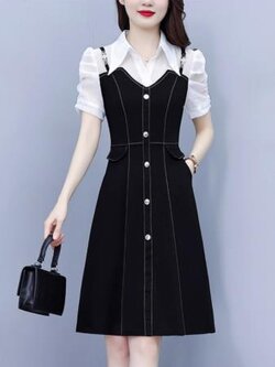 เดรสสีดำสุภาพ เรียบหรู ดูดี เหมาะกับทุกโอกาส | เดรสผู้หญิงแฟชั่นสุภาพ