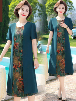 เสื้อผ้าคุณแม่วัย 60 เสื้อคนแก่ผู้หญิงวัย60